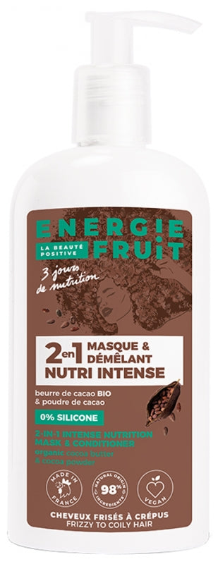 Energie Fruit 2in1 Intense Nutrition Mask and Conditioner Organic Cocoa Butter & Cocoa Powder 300ml