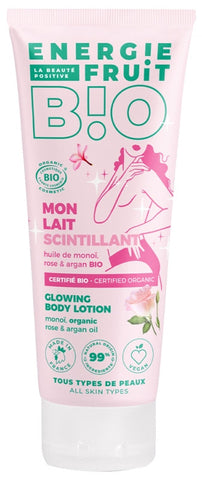 Energie Fruit Glowing Body Lotion with Monoi, Organic Rose and Argan Oil 200ml