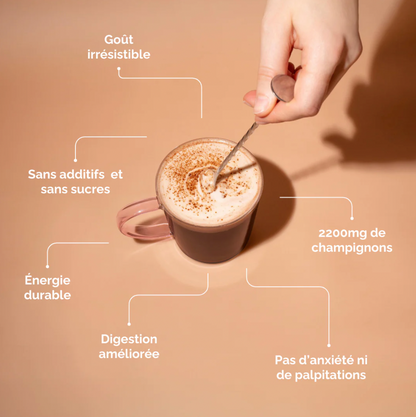 Bonjour Chocolat gastronomique – Chocolat chaud aux champignons fonctionnels