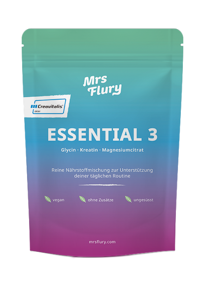 Mrs Flury ESSENTIAL 3 – Glycine, Creatine & Magnesium Powder