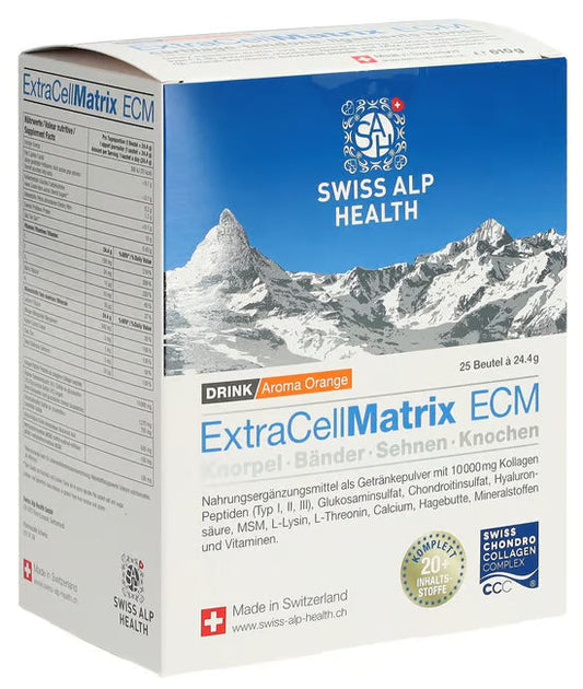 SWISS ALP HEALTH Extra Cell Matrix Drink Gelenke Orange Beutel (25 Stk.)