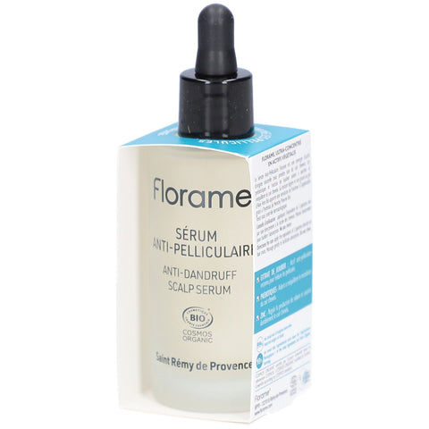 Florame Sérum Anti-pelliculaire du cuir chevelu – Soin purifiant sans rinçage – 50 ml  Description