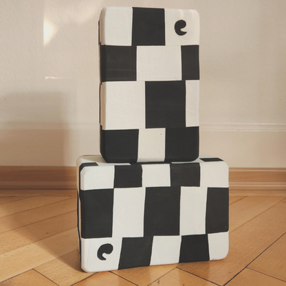 Recycelter Yogablock Yin Yang