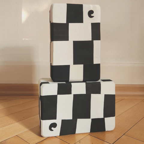 Recycelter Yogablock Yin Yang