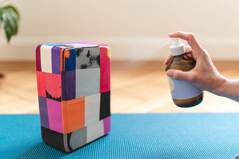 Recycelter Yoga-Block Sonnenuntergang