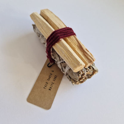 Weisser Salbei & Palo Santo Räucherbündel Duo