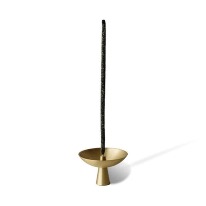 Räucherstäbchenhalter Messing Aschefang Gold