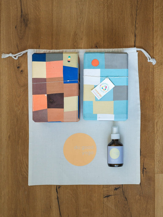 Recycled Yoga Block Set inkl. gratis Reinigungsspray (150ml)