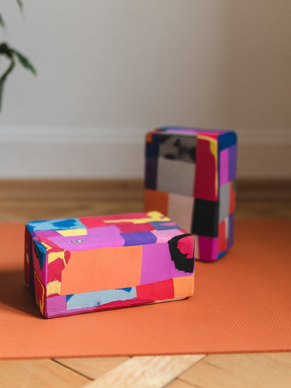Recycelter Yoga-Block Sonnenuntergang