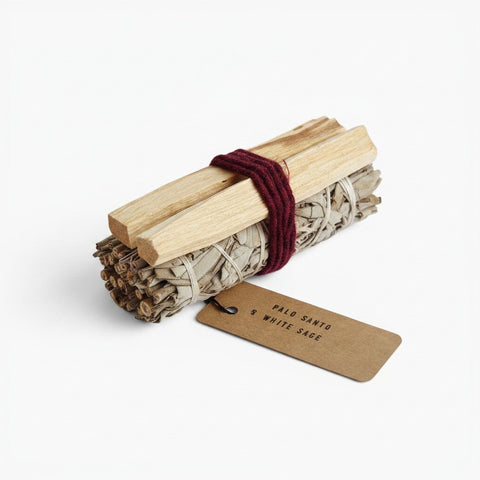 Weisser Salbei & Palo Santo Räucherbündel Duo