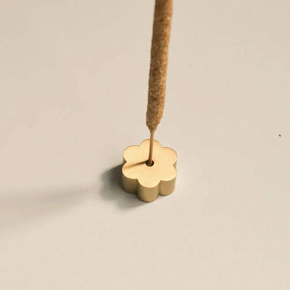 Räucherstäbchenhalter Messing Flower