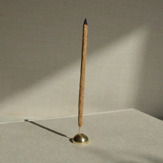 Räucherstäbchenhalter Messing Halbkugel