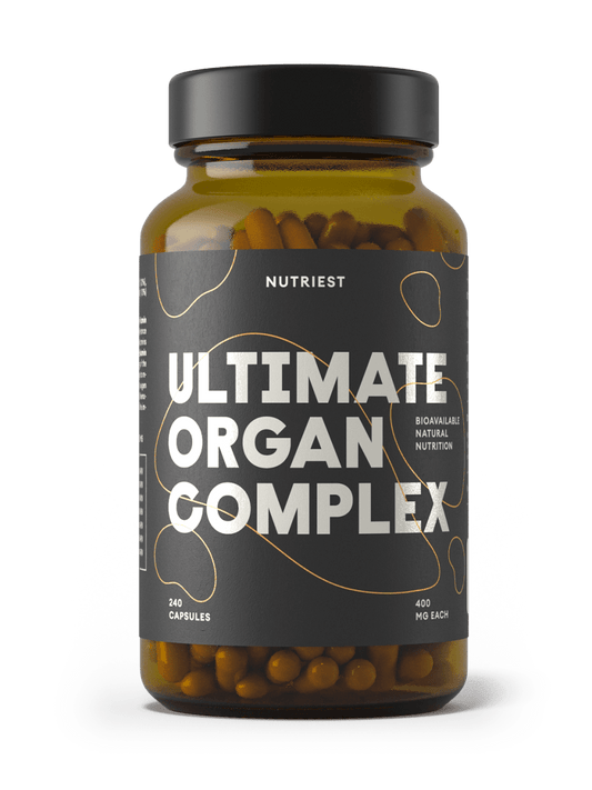 Getrockneter Bio Weiderind Ultimate Organ-Komplex in Kapseln