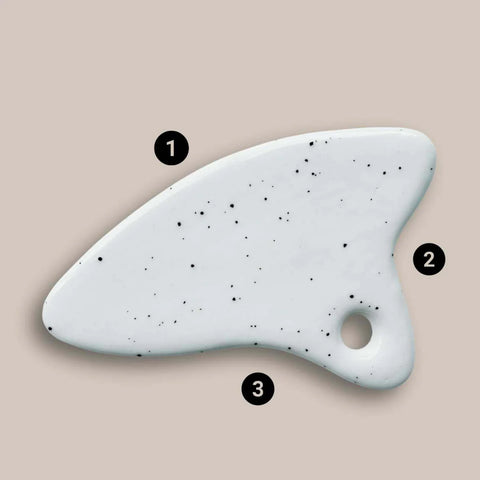 Gua sha en céramique