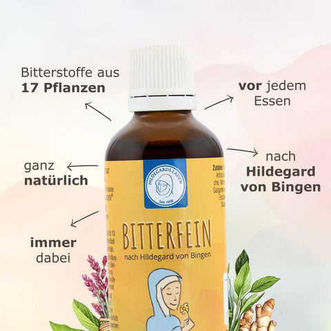 Hildegard von Bingen - Bitterfein - Gouttes amères à base de plantes 50 ml