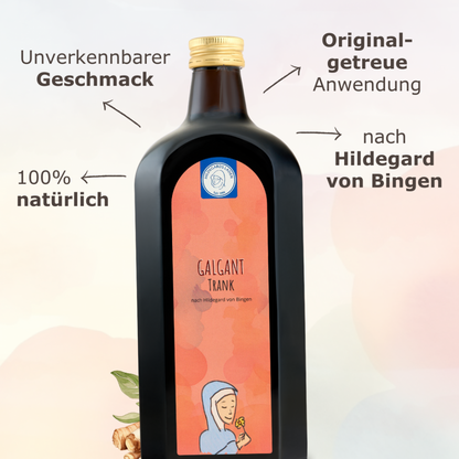 Hildegard von Bingen - Boisson au galanga Lot de 8 bouteilles 4000 ml