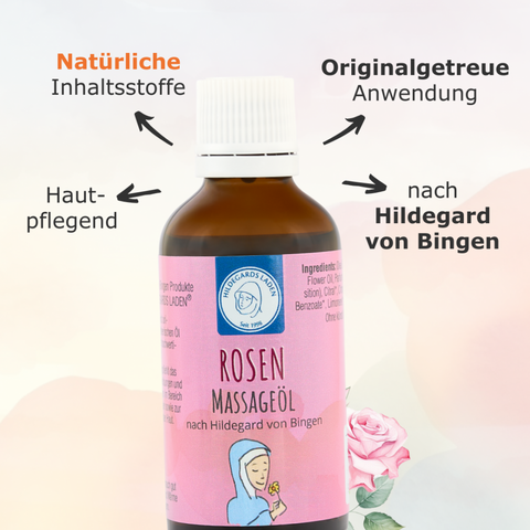 Hildegards Laden - Rosen Massageöl 50ml