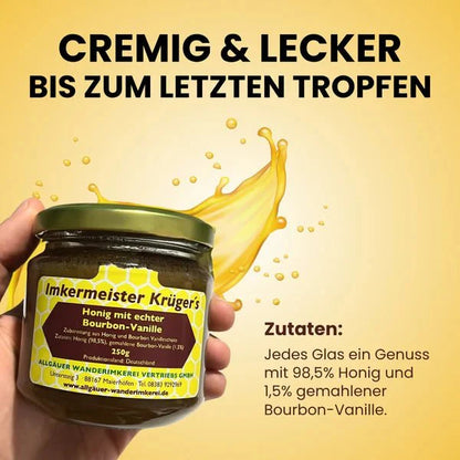 Beekeeper Krüger - Honey with Real Bourbon Vanilla 250g - Heavenly Flavor 🍯✨