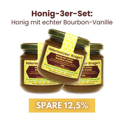 Beekeeper Krüger - Honey with Real Bourbon Vanilla 250g - Heavenly Flavor 🍯✨