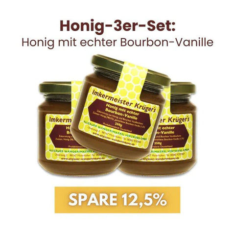 Beekeeper Krüger - Honey with Real Bourbon Vanilla 250g - Heavenly Flavor 🍯✨