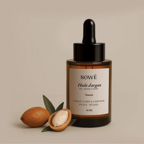 Huile d'argan BIO pressée à froid - pour le corps et cheveux