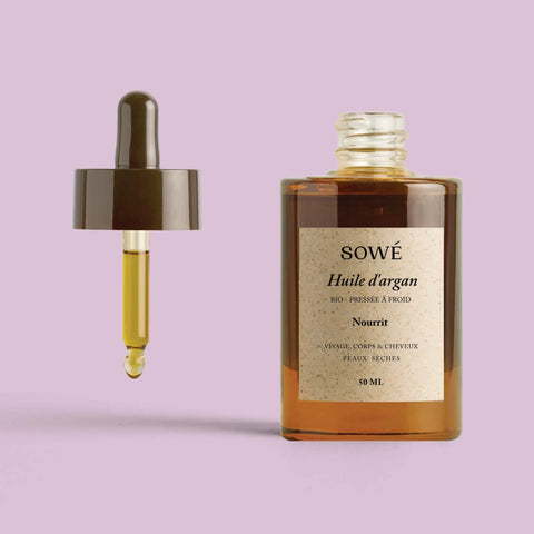 Huile d'argan BIO pressée à froid - pour le corps et cheveux