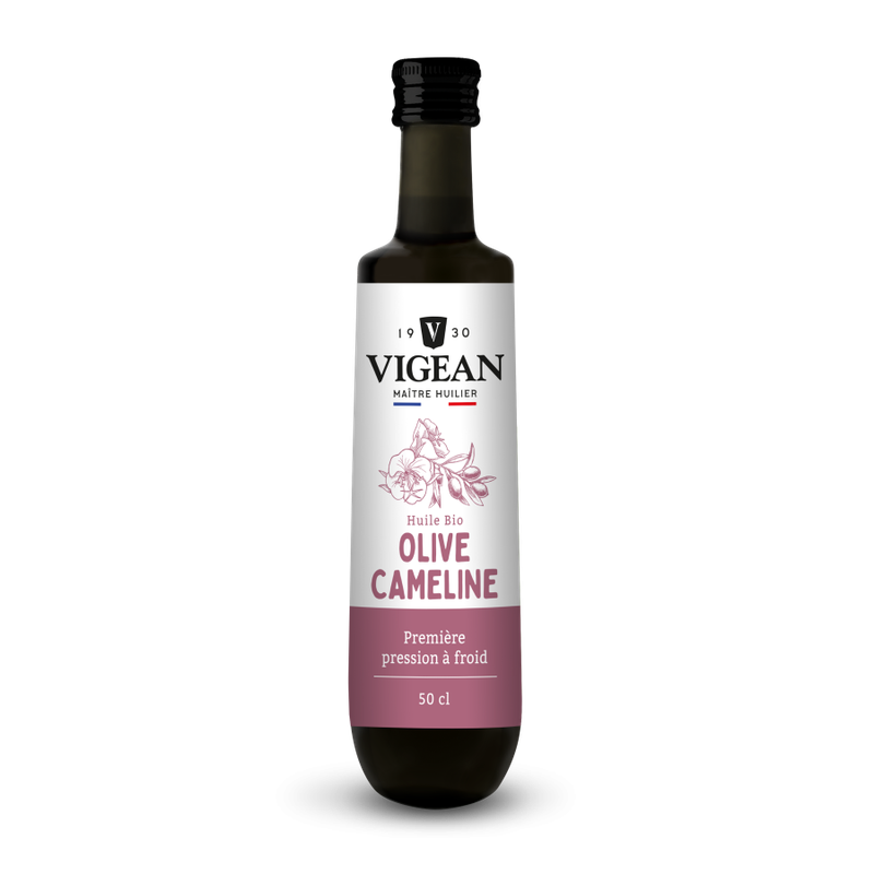 Huile olive-cameline