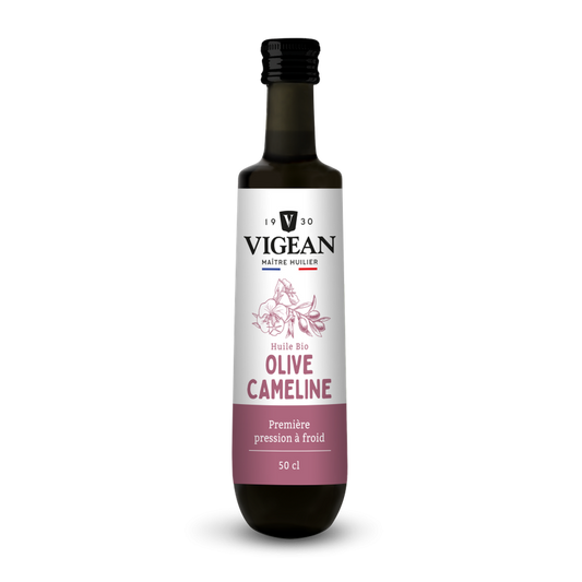 Huile olive-cameline