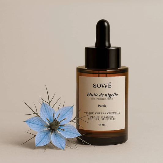Huile de nigelle BIO pressée à froid - Pour corps et cheveux
