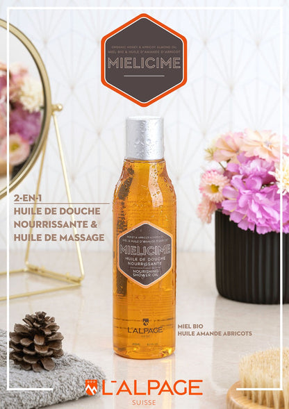 Duschöl und nährendes Massageöl Mielicime