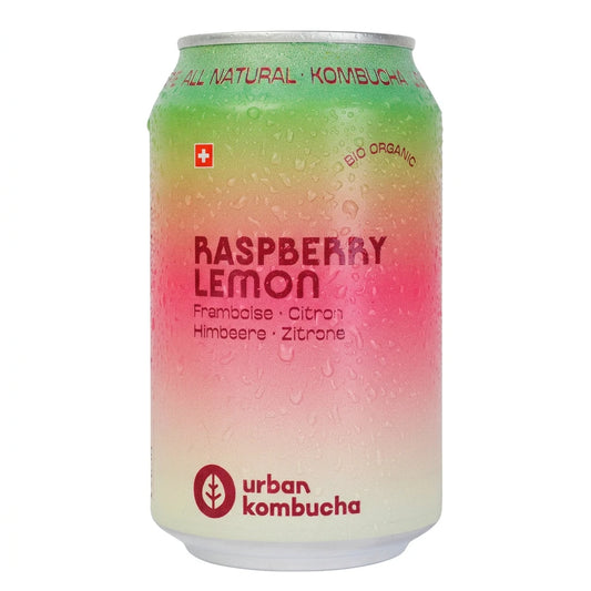 Kombucha urbain biologique framboise et citron