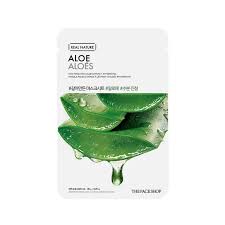 THE FACE SHOP Echte Natur Aloe-Maskenblatt