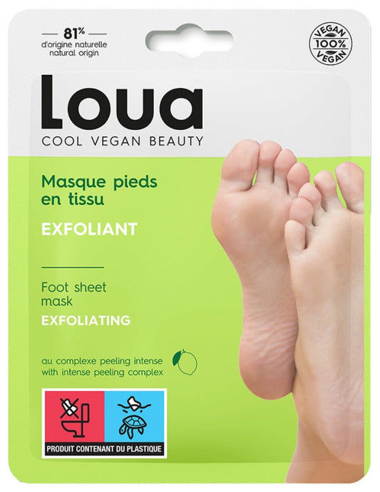 Loua Feet Mask in Fabric Exfoliating 1 Pair 40ml