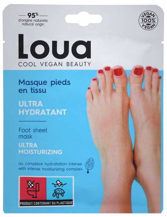Loua Feet Mask in Fabric Ultra-Moisturising 1 Pair 16ml