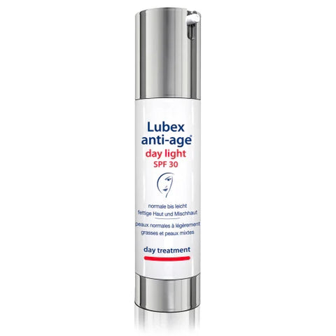 Lubex Anti-age – Day Light SPF 30 | Leichte Tagescreme mit SPF 30 | 50 ml
