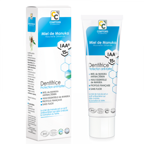 Dentifrice anti-tartre miel Manuka