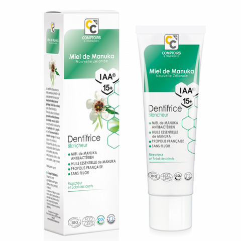 Dentifrice blancheur miel Manuka