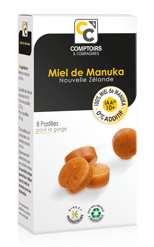 Pastilles miel Manuka 10+