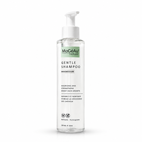 MaGeAu Gentle Shampoo bottle on a white background