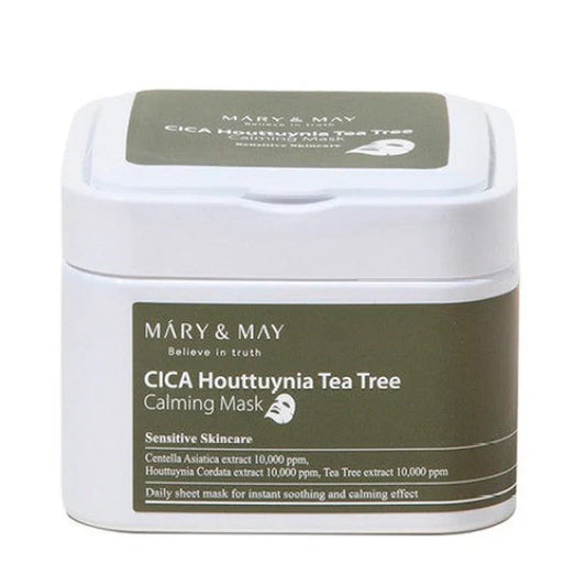 Mary & May Cica Houttuynia Tea Tree Calming Mask – 30 masques