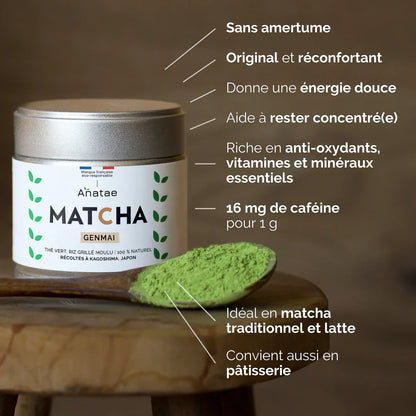 Thé Matcha Genmai BIO
