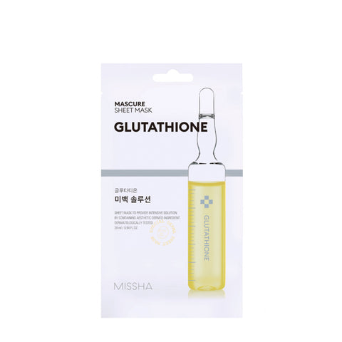 MISSHA Mascure Whitening Glutathione Sheet Mask