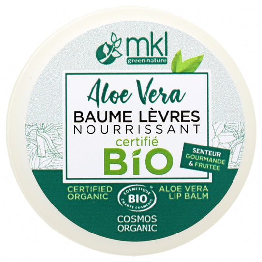 MKL Green Nature Aloe Vera Nourishing Lips Balm Organic 10ml