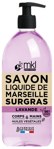 MKL Green Nature Marseille Surgras Liquid Soap Lavender 1L