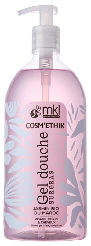 MKL Green Nature Cosm'Ethik Superfatted Shower Gel Organic Jasmine from Morocco 1L