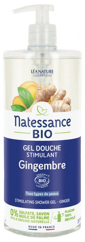 Natessance Organic Ginger Stimulating Shower Gel 1L