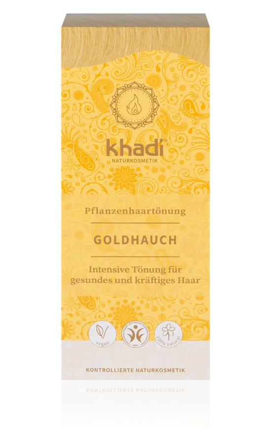 KHADI Pflanzenhaarfarbe Goldhauch