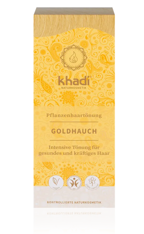 KHADI Pflanzenhaarfarbe Goldhauch