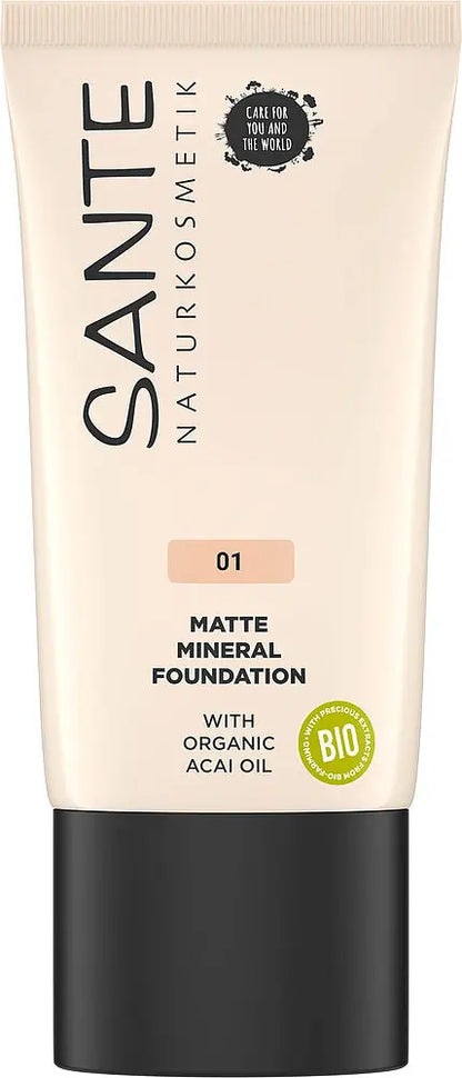 Sante - Matte Mineral Foundation 01 - High Coverage for Natural Beauty 🌿✨