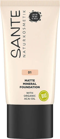 Sante - Matte Mineral Foundation 01 - High Coverage for Natural Beauty 🌿✨